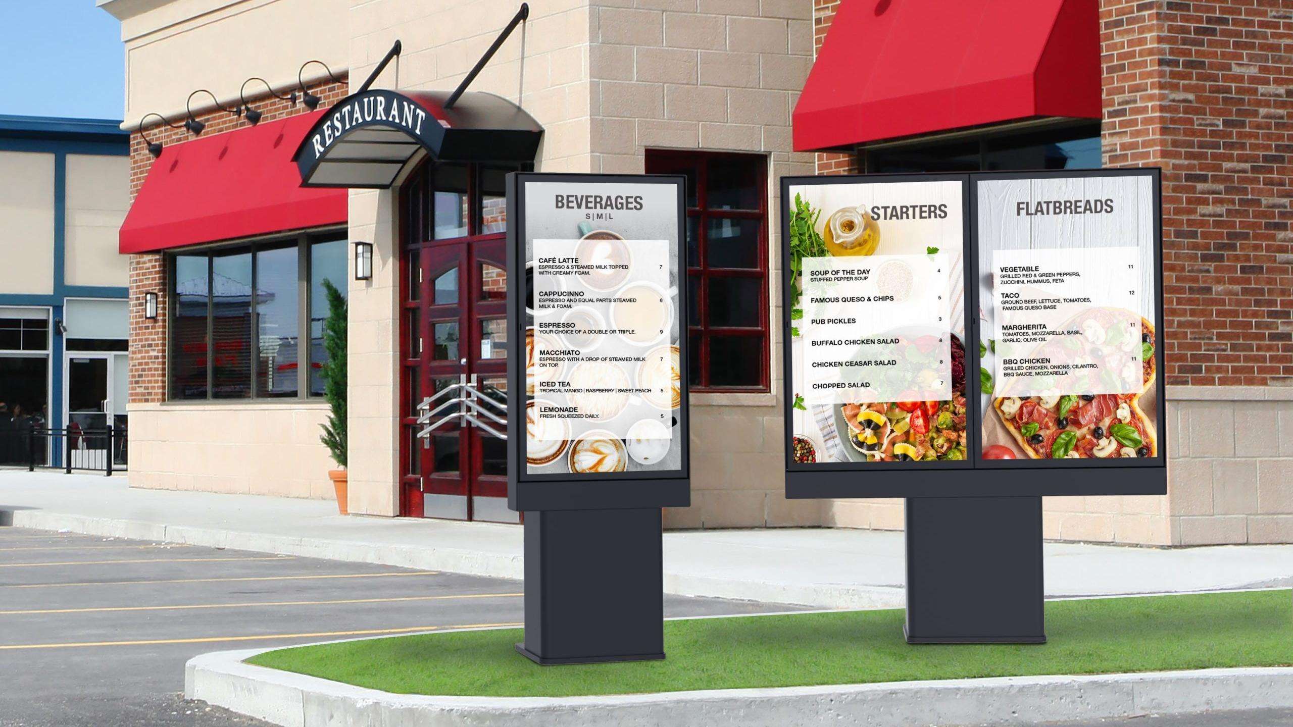 optical bonding-outdoor digital signage 1