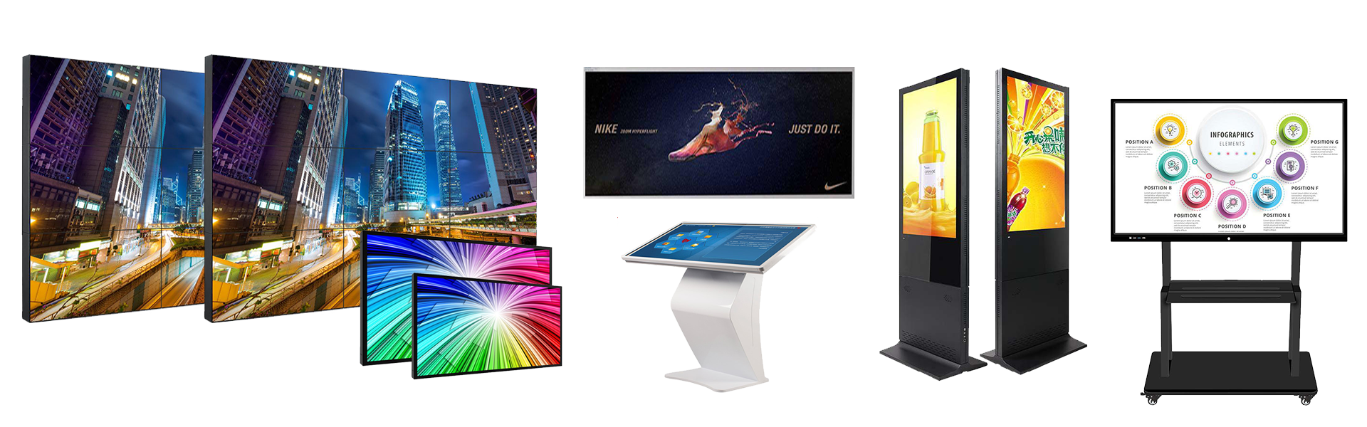 types of digital signage-5